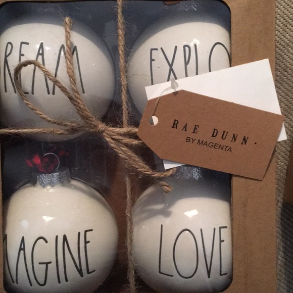 BNWT RAE DUNN ORNAMENTS - Picture 2 of 2